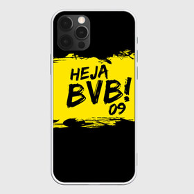 Чехол для iPhone 12 Pro Max с принтом Borussia Dortmund FC в Белгороде, Силикон |  | Тематика изображения на принте: 09 | bvb | heja | боруссия | германия | дортмунд | клуб | фк | футбол | футбольный