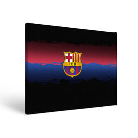 Холст прямоугольный с принтом Barcelona FC в Белгороде, 100% ПВХ |  | barcelona | spain | spanish | барса | барселона | испания | испанский | клуб | фк | футбол | футбольный