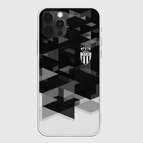 Чехол для iPhone 12 Pro Max с принтом Monaco Geometry Sport в Белгороде, Силикон |  | abstraction | championship | fc | football | footer | monaco | polygon | soccer | socker | sport | абстракция | монако | одежда | спорт | спортивный | униформа | футбол | футбольный клуб | чемпионат