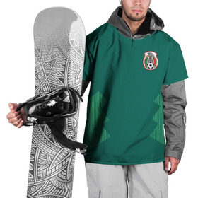 Накидка на куртку 3D с принтом Домашняя форма сборной Мексики в Белгороде, 100% полиэстер |  | мексика | сборная мексики | форма мексики | чемпионат по футболу
