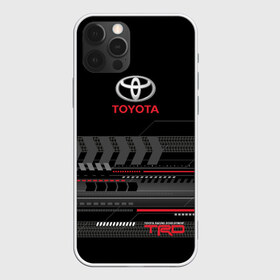 Чехол для iPhone 12 Pro Max с принтом Toyota 1 в Белгороде, Силикон |  | car | toyota | абстракция | авто | графика | дизайн | полосы | протектор | пунктир | след шин | тойота