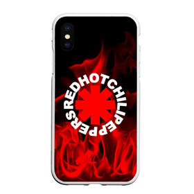 Чехол для iPhone XS Max матовый с принтом Red Hot Chili Peppers в Белгороде, Силикон | Область печати: задняя сторона чехла, без боковых панелей | red hot chili peppers | rhcp | перцы | ред хот чили пепперс | рхчп | рэд