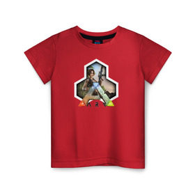 Детская футболка хлопок с принтом Ark Survival Evolved в Белгороде, 100% хлопок | круглый вырез горловины, полуприлегающий силуэт, длина до линии бедер | Тематика изображения на принте: ark survival evolved
