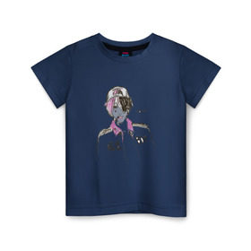 Детская футболка хлопок с принтом Lil Peep Hellboy в Белгороде, 100% хлопок | круглый вырез горловины, полуприлегающий силуэт, длина до линии бедер | lil peep | лил пип