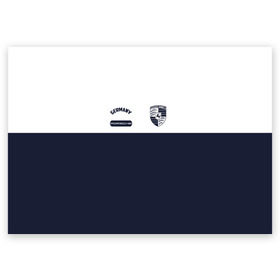 Поздравительная открытка с принтом Porsche в Белгороде, 100% бумага | плотность бумаги 280 г/м2, матовая, на обратной стороне линовка и место для марки
 | 991 | ag | cayenne | macan | panamera | porsche | sport | volkswagen group | авто | автомобиль | знак | лого | машина | порсше | порш | порше | седан | символ | спорт | тачка | хэтчбек | эмблема