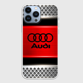 Чехол для iPhone 13 Pro Max с принтом AUDI в Белгороде,  |  | audi | auto | automobile | car | carbon | machine | motor | motor car | sport car | автомашина | бренд | легковой автомобиль | марка | спортивный автомобиль | тачка