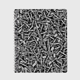 Тетрадь с принтом Alternative Nu Metal в Белгороде, 100% бумага | 48 листов, плотность листов — 60 г/м2, плотность картонной обложки — 250 г/м2. Листы скреплены сбоку удобной пружинной спиралью. Уголки страниц и обложки скругленные. Цвет линий — светло-серый
 | Тематика изображения на принте: coal chamber | deftones | disturbed | guano apes | korn | limp bizkit | linkin park | papa roach | pod | rage against the machine | slip knot | soulfly | альтернатива | металл | ню
