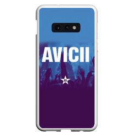 Чехол для Samsung S10E с принтом Avicii в Белгороде, Силикон | Область печати: задняя сторона чехла, без боковых панелей | Тематика изображения на принте: 