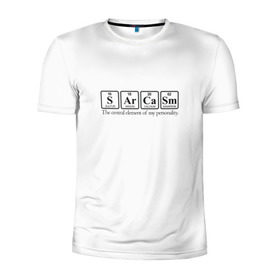 Мужская футболка 3D спортивная с принтом Sarcasm в Белгороде, 100% полиэстер с улучшенными характеристиками | приталенный силуэт, круглая горловина, широкие плечи, сужается к линии бедра | сарказм
