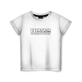 Детская футболка 3D с принтом Sarcasm в Белгороде, 100% гипоаллергенный полиэфир | прямой крой, круглый вырез горловины, длина до линии бедер, чуть спущенное плечо, ткань немного тянется | сарказм