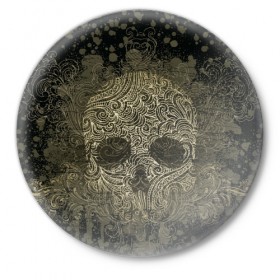 Значок с принтом Хранитель тьмы в Белгороде,  металл | круглая форма, металлическая застежка в виде булавки | 