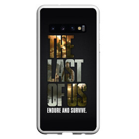 Чехол для Samsung Galaxy S10 с принтом The Last of Us в Белгороде, Силикон | Область печати: задняя сторона чехла, без боковых панелей | Тематика изображения на принте: the last of us | гриб | грибы | джоэл | кордицепс | пиратs | элли