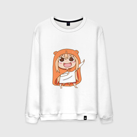 Мужской свитшот хлопок с принтом Umaru Chan в Белгороде, 100% хлопок |  | anime | аниме | анимэ | умару