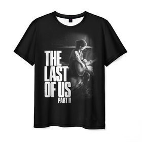 Мужская футболка 3D с принтом The Last of Us II_ в Белгороде, 100% полиэфир | прямой крой, круглый вырез горловины, длина до линии бедер | Тематика изображения на принте: the last of us | гриб | грибы | джоэл | кордицепс | пиратs | элли