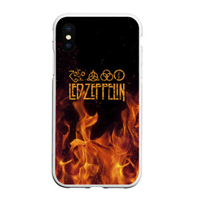 Чехол для iPhone XS Max матовый с принтом led zeppelin в Белгороде, Силикон | Область печати: задняя сторона чехла, без боковых панелей | Тематика изображения на принте: led | led zeppelin | блюз | группа | джимми пейдж | джон генри бонэм | джон пол джонс | лед зепелен | лед зеппелин | метал | роберт плант | рок | тяжелый | фолк | хард | хардрок | хеви | хевиметал