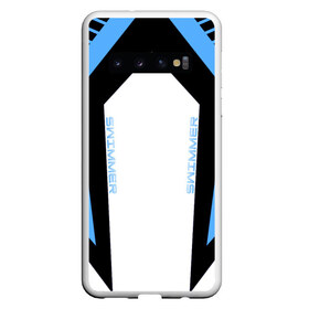 Чехол для Samsung Galaxy S10 с принтом Swimmer в Белгороде, Силикон | Область печати: задняя сторона чехла, без боковых панелей | пловец | пловчиха