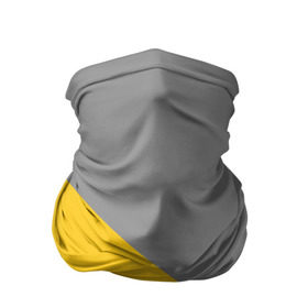 Бандана-труба 3D с принтом Серый, желтый, белый-идеальное сочетание! в Белгороде, 100% полиэстер, ткань с особыми свойствами — Activecool | плотность 150‒180 г/м2; хорошо тянется, но сохраняет форму | 