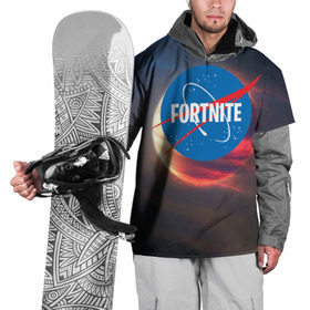 Накидка на куртку 3D с принтом Fortnite в Белгороде, 100% полиэстер |  | battle royale | fortnite | lama | space | батл рояль | космос | лама | фортнайт