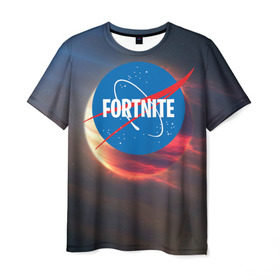 Мужская футболка 3D с принтом Fortnite в Белгороде, 100% полиэфир | прямой крой, круглый вырез горловины, длина до линии бедер | battle royale | fortnite | lama | space | батл рояль | космос | лама | фортнайт