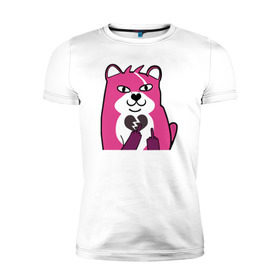 Мужская футболка премиум с принтом Fortnite Bear в Белгороде, 92% хлопок, 8% лайкра | приталенный силуэт, круглый вырез ворота, длина до линии бедра, короткий рукав | battle royale | fortnite | lama | батл рояль | лама | медведь | фортнайт