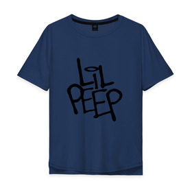 Мужская футболка хлопок Oversize с принтом Lil Peep в Белгороде, 100% хлопок | свободный крой, круглый ворот, “спинка” длиннее передней части | awful things | gustav hr | lil peep | густав ор | клауд | клауд рэп | лил | лили | певец | пееп | пеп | пип | пост эмо | реп | репер | рэп | рэпер | трэп | хип | хип хоп | хипхоп | хоп | эмо | эмо трэп