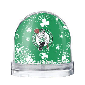 Снежный шар с принтом Boston celtics, nba в Белгороде, Пластик | Изображение внутри шара печатается на глянцевой фотобумаге с двух сторон | basketball | boston celtics | nba | баскетбол | нба