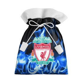 Подарочный 3D мешок с принтом LIVERPOOL в Белгороде, 100% полиэстер | Размер: 29*39 см | Тематика изображения на принте: fc | football | footer | liverpool | soccer | socker | sport | огонь | пламя | спорт | футбол | футбольный клуб