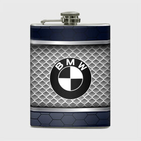 Фляга с принтом BMW SPORT в Белгороде, металлический корпус | емкость 0,22 л, размер 125 х 94 мм. Виниловая наклейка запечатывается полностью | auto | bmw | car | авто | автомобиль | бмв | машина