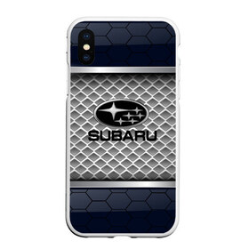 Чехол для iPhone XS Max матовый с принтом SUBARU SPORT в Белгороде, Силикон | Область печати: задняя сторона чехла, без боковых панелей | auto | car | subaru | авто | автомобиль | машина | субару