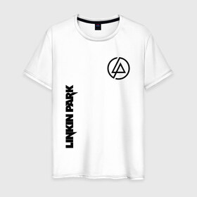 Мужская футболка хлопок с принтом Linkin Park в Белгороде, 100% хлопок | прямой крой, круглый вырез горловины, длина до линии бедер, слегка спущенное плечо. | bennington | chester | linkin park | альтернативный | беннингтон | группа | ленкин | линкин | майк | метал | музыкант | ню | нюметал | парк | певец | рок | рэп | честер | электроник