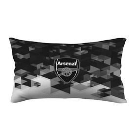 Подушка 3D антистресс с принтом FC Arsenal sport geometry 2018 в Белгороде, наволочка — 100% полиэстер, наполнитель — вспененный полистирол | состоит из подушки и наволочки на молнии | 