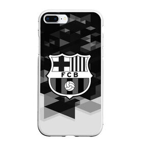 Чехол для iPhone 7Plus/8 Plus матовый с принтом FC Barcelona sport geometry в Белгороде, Силикон | Область печати: задняя сторона чехла, без боковых панелей | abstraction | barcelona | championship | fc | football | footer | polygon | soccer | socker | sport | абстракция | одежда | спорт | спортивный | униформа | футбол | футбольный клуб | чемпионат