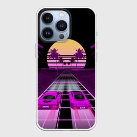 Чехол для iPhone 13 Pro с принтом Vaporwave в Белгороде,  |  | 3d | cgi | digital art | music | retro | vaporwave | абстракция | вейпорвейв | геометрия | музыка | ретро