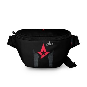 Поясная сумка 3D с принтом Astralis - The Form в Белгороде, 100% полиэстер | плотная ткань, ремень с регулируемой длиной, внутри несколько карманов для мелочей, основное отделение и карман с обратной стороны сумки застегиваются на молнию | 0x000000123 | astralis | csgo | form | астралис | ксго | форма