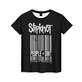 Женская футболка 3D с принтом Slipknot People в Белгороде, 100% полиэфир ( синтетическое хлопкоподобное полотно) | прямой крой, круглый вырез горловины, длина до линии бедер | alternative | iowa | metal | nu | slipknot | slipnot | taylor | метал | слипкнот | слипнот