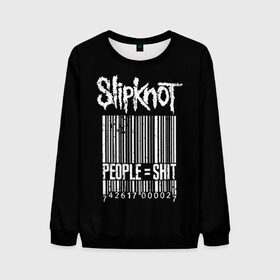 Мужской свитшот 3D с принтом Slipknot People в Белгороде, 100% полиэстер с мягким внутренним слоем | круглый вырез горловины, мягкая резинка на манжетах и поясе, свободная посадка по фигуре | Тематика изображения на принте: alternative | iowa | metal | nu | slipknot | slipnot | taylor | метал | слипкнот | слипнот