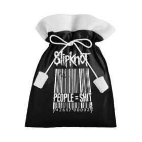 Подарочный 3D мешок с принтом Slipknot People в Белгороде, 100% полиэстер | Размер: 29*39 см | Тематика изображения на принте: alternative | iowa | metal | nu | slipknot | slipnot | taylor | метал | слипкнот | слипнот