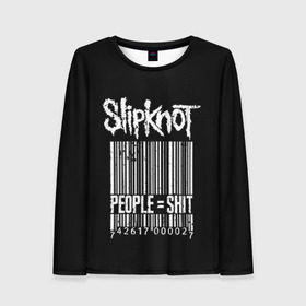 Женский лонгслив 3D с принтом Slipknot People в Белгороде, 100% полиэстер | длинные рукава, круглый вырез горловины, полуприлегающий силуэт | alternative | iowa | metal | nu | slipknot | slipnot | taylor | метал | слипкнот | слипнот