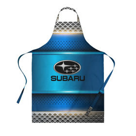 Фартук 3D с принтом SUBARU sport collection в Белгороде, 100% полиэстер | общий размер — 65 х 85 см, ширина нагрудника — 26 см, горловина — 53 см, длина завязок — 54 см, общий обхват в поясе — 173 см. Принт на завязках и на горловине наносится с двух сторон, на основной части фартука — только с внешней стороны | auto | automobile | car | carbon | machine | motor | motor car | sport car | subaru | автомашина | бренд | легковой автомобиль | марка | спортивный автомобиль | тачка