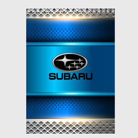 Скетчбук с принтом SUBARU sport collection в Белгороде, 100% бумага
 | 48 листов, плотность листов — 100 г/м2, плотность картонной обложки — 250 г/м2. Листы скреплены сверху удобной пружинной спиралью | auto | automobile | car | carbon | machine | motor | motor car | sport car | subaru | автомашина | бренд | легковой автомобиль | марка | спортивный автомобиль | тачка