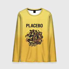 Мужской лонгслив 3D с принтом Placebo в Белгороде, 100% полиэстер | длинные рукава, круглый вырез горловины, полуприлегающий силуэт | Тематика изображения на принте: placebo | альтернативный | инди | индирок | плацебо | рок