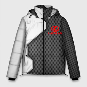 Мужская зимняя куртка 3D с принтом Lexus sport uniform auto в Белгороде, верх — 100% полиэстер; подкладка — 100% полиэстер; утеплитель — 100% полиэстер | длина ниже бедра, свободный силуэт Оверсайз. Есть воротник-стойка, отстегивающийся капюшон и ветрозащитная планка. 

Боковые карманы с листочкой на кнопках и внутренний карман на молнии. | Тематика изображения на принте: auto | automobile | car | carbon | lexus | machine | motor | motor car | sport car | автомашина | бренд | легковой автомобиль | лексус | марка | спортивный автомобиль | тачка