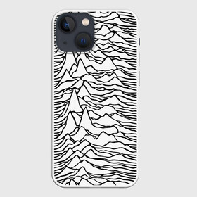 Чехол для iPhone 13 mini с принтом White в Белгороде,  |  | ian curtis | joy division | rock | unknown pleasures | иэн кёртис | рок