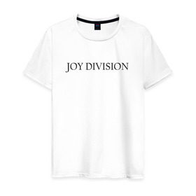 Мужская футболка хлопок с принтом Joy Division в Белгороде, 100% хлопок | прямой крой, круглый вырез горловины, длина до линии бедер, слегка спущенное плечо. | Тематика изображения на принте: ian curtis | joy division | rock | unknown pleasures | иэн кёртис | рок