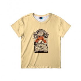 Детская футболка 3D с принтом Led Zeppelin Vintage в Белгороде, 100% гипоаллергенный полиэфир | прямой крой, круглый вырез горловины, длина до линии бедер, чуть спущенное плечо, ткань немного тянется | Тематика изображения на принте: 