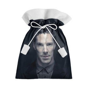 Подарочный 3D мешок с принтом Cumberbatch в Белгороде, 100% полиэстер | Размер: 29*39 см | Тематика изображения на принте: benedict | cumberbatch | sherlock | бенедикт | камбербатч | шерлок