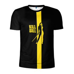 Мужская футболка 3D спортивная с принтом Kill Bill в Белгороде, 100% полиэстер с улучшенными характеристиками | приталенный силуэт, круглая горловина, широкие плечи, сужается к линии бедра | Тематика изображения на принте: тарантино | ума турман