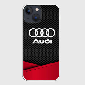 Чехол для iPhone 13 mini с принтом AUDI в Белгороде,  |  | audi | auto | automobile | car | carbon | machine | motor | motor car | sport car | автомашина | ауди | бренд | легковой автомобиль | марка | спортивный автомобиль | тачка