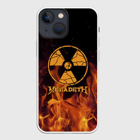 Чехол для iPhone 13 mini с принтом Megadeth в Белгороде,  |  | megadet | megadeth | группа | дирк вербурен | дэвид эллефсон | дэйв мастейн | кико лоурейро | мегадет | мегадетх | метал | рок | трэш | трэшметал | тяжелый | хард | хардрок | хеви | хевиметал