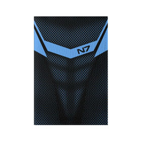 Обложка для паспорта матовая кожа с принтом Mass Effect N7 в Белгороде, натуральная матовая кожа | размер 19,3 х 13,7 см; прозрачные пластиковые крепления | andromed | effect | n7 | альянс | ефект | игра | компьютерная | мас | масс | н7 | онлайн | программа | профессиональный военный код | сокрушитель n7 | фурия n7